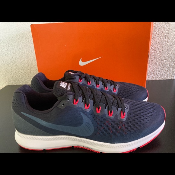 NIKE MENS AIR ZOOM PEGASUS 34 12.5 SNEAKER SHOES - Picture 2 of 15